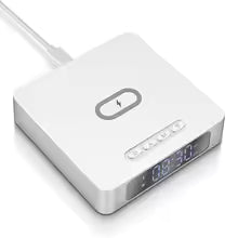 CARGADOR WIFI + RELOJ SATE AC-T7001 NEGR